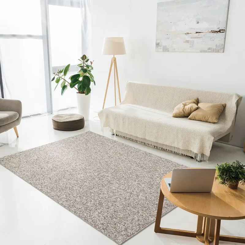 Ahto helppohoitoinen matto, ruskea - Image 5