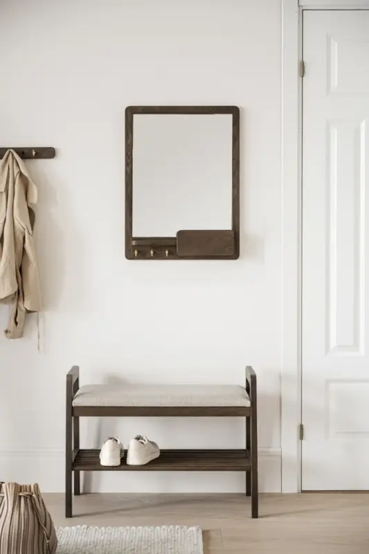 Inverness peili 60x45 cm ruskea - Image 5