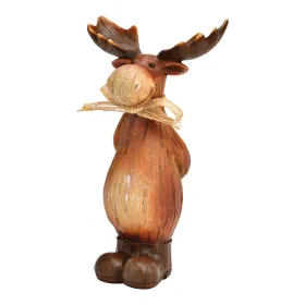 Hirvi rusetti kaulassa 13x23x9 cm