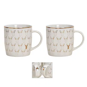 Muki kultaiset porot 12x9x9 cm  340 ml