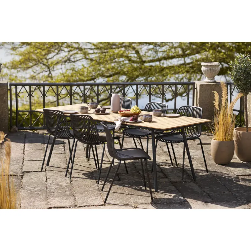 Puutarhatuoli Branson musta - Image 4