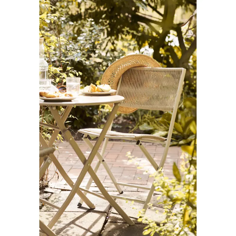 Puutarhakalustesetti Arcas Bistro Taupe - Image 4