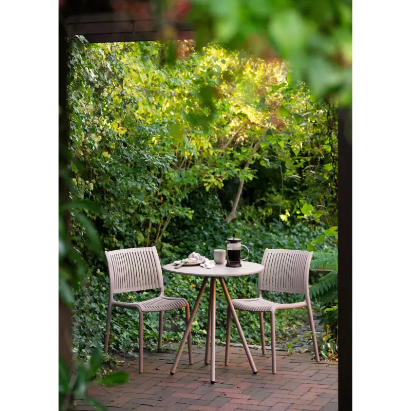 Puutarhakaluste pöytä Barletta Bistro taupe 70cm - Image 4