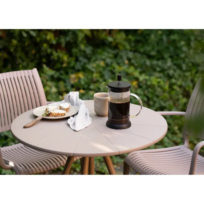 Puutarhakaluste pöytä Barletta Bistro taupe 70cm - Image 3