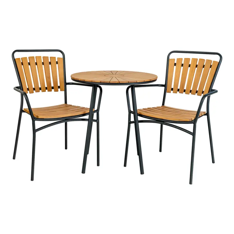 Puutarhakaluste pöytä Cleveland bistro teak 70cm - Image 4