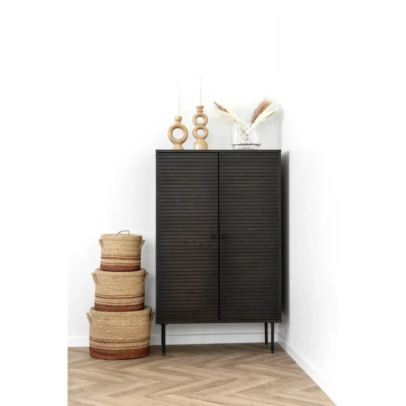 Kaappi Kyoto smoked 80x40x130cm - Image 5