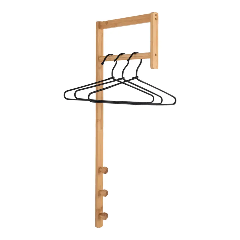 Vaaterekki Trento bambu 3x30x82cm